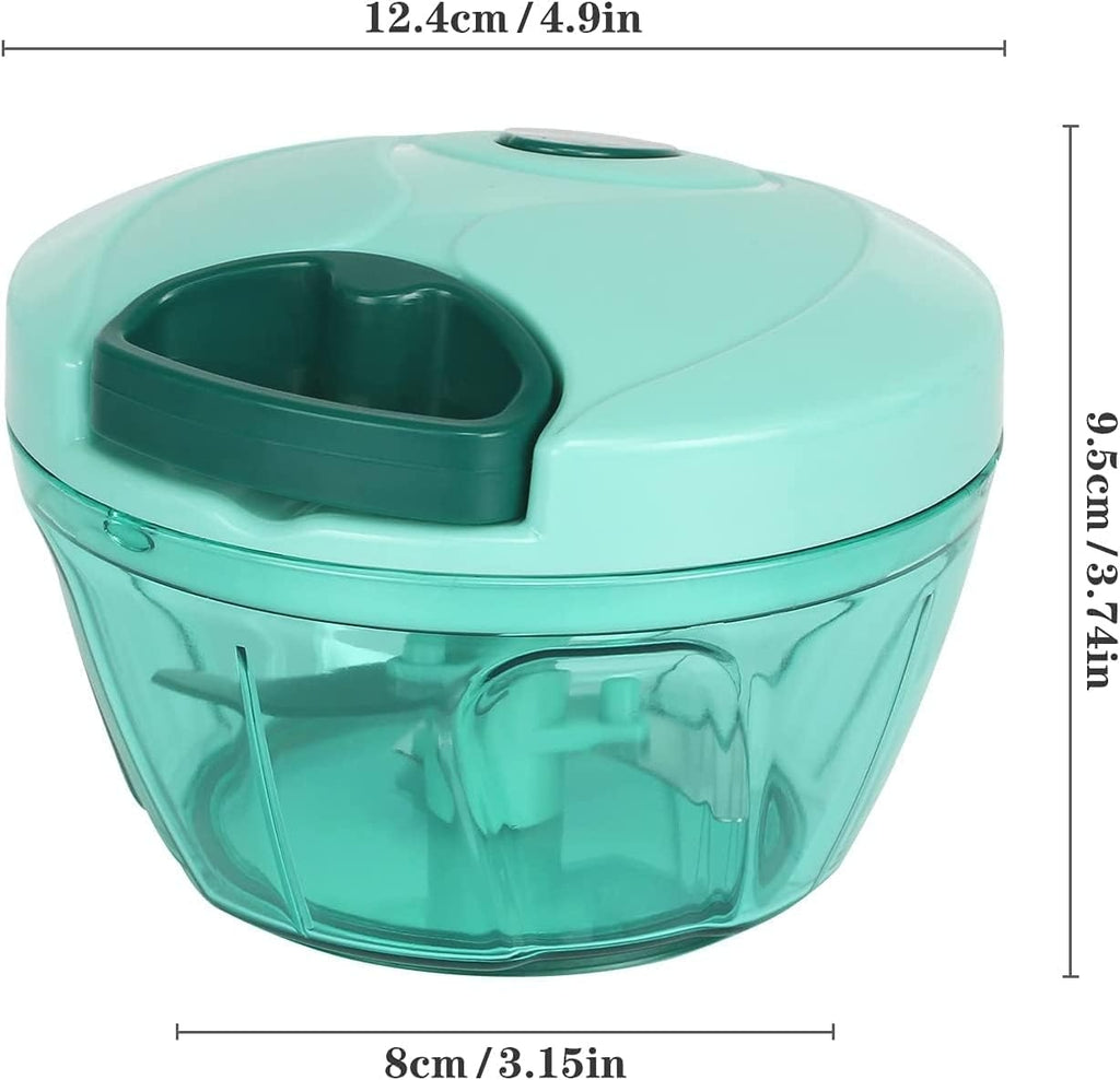 Wacky® 450ml Manual Vegetable Chopper Green (Pack of 1)